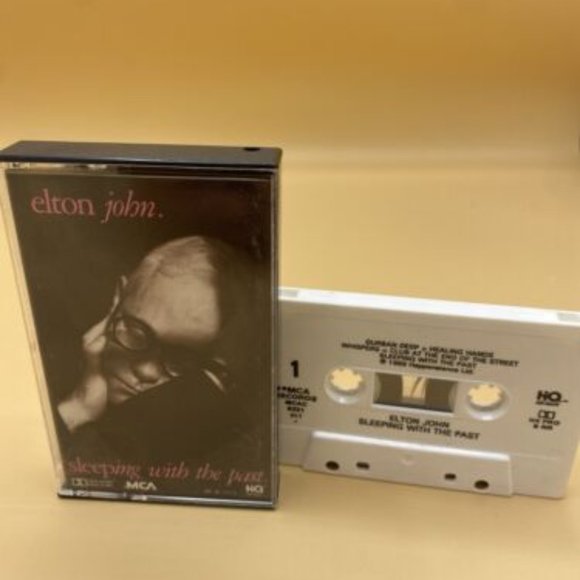 Media | Vintage Elton John 1989 Sleeping With The Past Mca Cassette ...